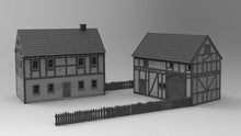 Load image into Gallery viewer, Napoleonic Generic Timbered Houses (for example Saxony)