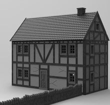 Load image into Gallery viewer, Napoleonic Generic Timbered Houses (for example Saxony)