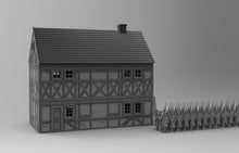 Load image into Gallery viewer, Napoleonic Generic Timbered Houses (for example Saxony)