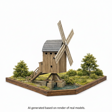 Laden Sie das Bild in den Galerie-Viewer, WATERLOO Ligny Windmühle + Kapelle