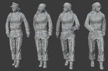 Load image into Gallery viewer, Figures Wehrmacht-Marching-Officers-Stretcher Bearer-Wehrmachtgirls