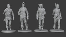 Load image into Gallery viewer, Figures Wehrmacht-Marching-Officers-Stretcher Bearer-Wehrmachtgirls