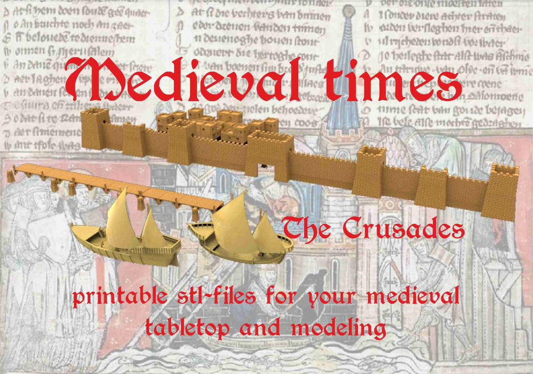 Printing license Medieval The Crusades
