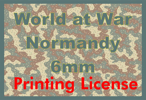 Printing License 6mm Normandy