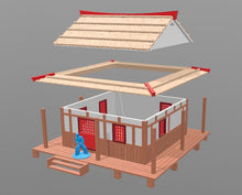 Load image into Gallery viewer, D - Asian buildings Japan + China