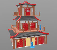 Load image into Gallery viewer, D - Asian buildings Japan + China