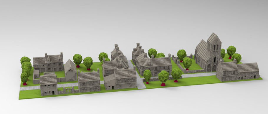 6mm FDM printed towntiles