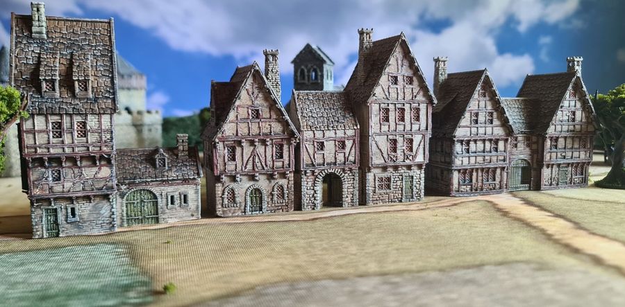 My own paintings, 12mm