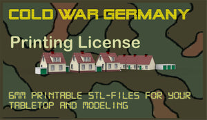 Printing license 6mm Cold War in Germany