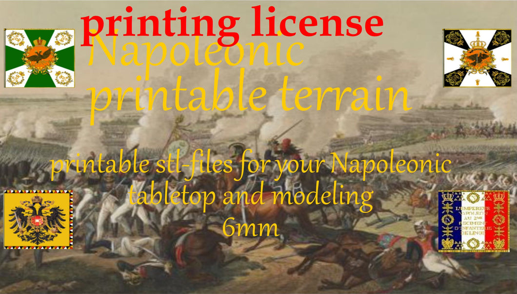 Printing license 6mm Napoleonic
