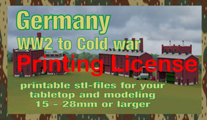 Printing License The World at War to Cold War Germany