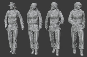Figures Wehrmacht-Marching-Officers-Stretcher Bearer-Wehrmachtgirls
