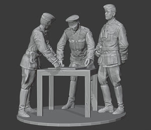 Figures Wehrmacht-Marching-Officers-Stretcher Bearer-Wehrmachtgirls