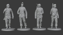 Load image into Gallery viewer, Figures Wehrmacht-Marching-Officers-Stretcher Bearer-Wehrmachtgirls
