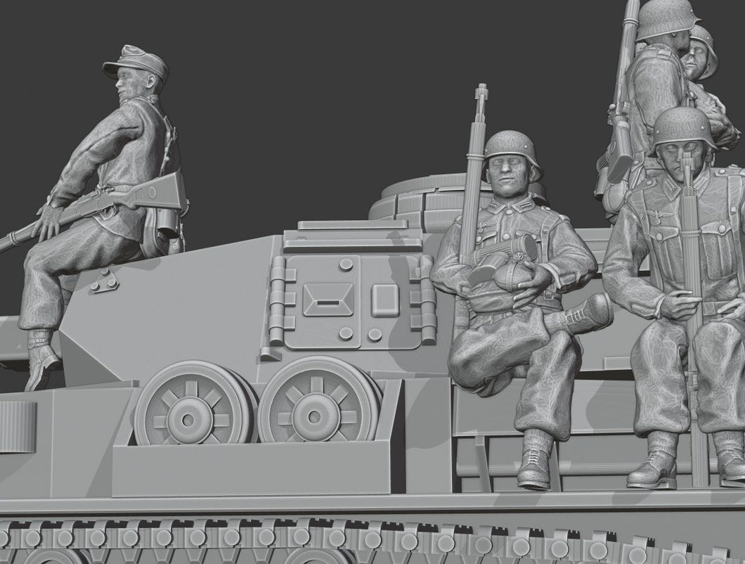 Figures German Tankriders