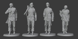Figures Wehrmacht-Marching-Officers-Stretcher Bearer-Wehrmachtgirls