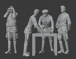 Figures Wehrmacht-Marching-Officers-Stretcher Bearer-Wehrmachtgirls