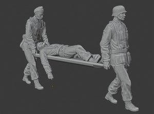 Figures Wehrmacht-Marching-Officers-Stretcher Bearer-Wehrmachtgirls